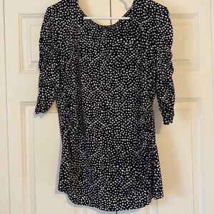 Womens polka dot blouse